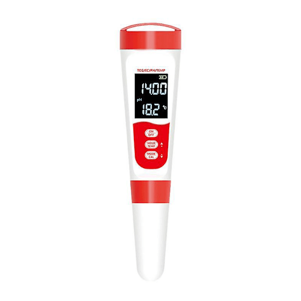 Digital 4-i-1 pH EC TDS Temperaturmåler til Vand Hydroponics