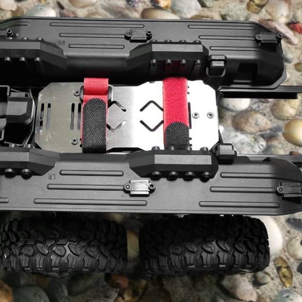 RC Bil Rustfritt Stål Batterimonteringsplate Brett Passer til Traxxas trx-6 G63 RC Crawler