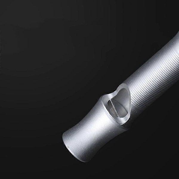 Aluminiumslegering enkelt rør fløjte metal eksplosionsredningsudstyr udendørs eventyr overlevelse nødsituation højfrekvent fløjte