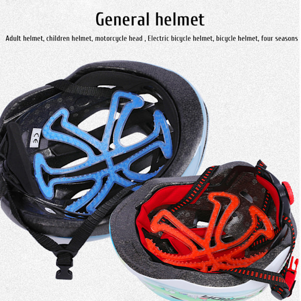 Hjälm Inner Silicone Hjälm Pad Andas Anti Svett Frisyr Hjälm Pad Huvudskydd Liner Universal Hjälm Pads