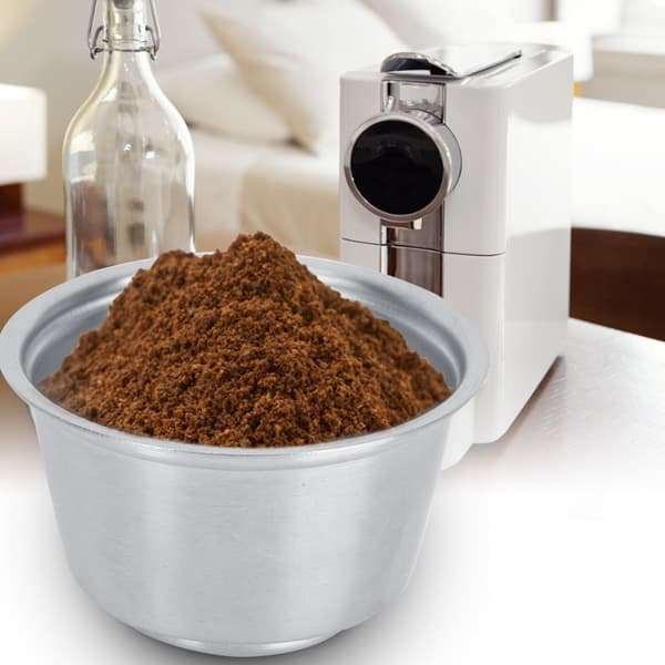 Gjenbrukbart kaffekapsel-filter i rustfritt stål, passer til Dolce Gusto EDG Lumio kaffemaskin