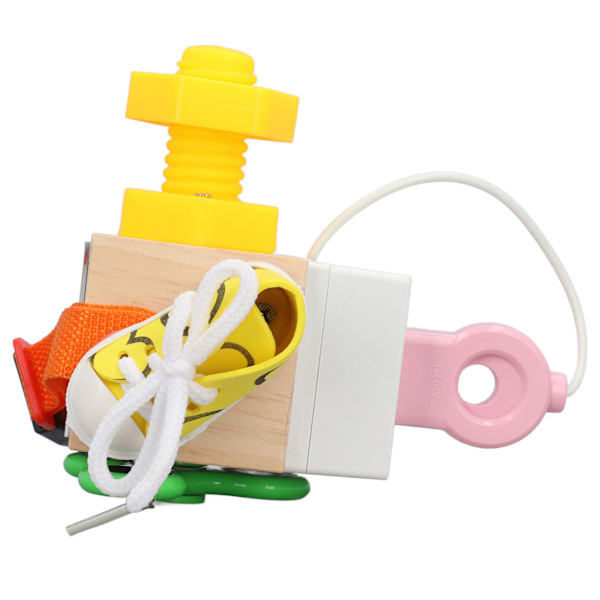 Fidget Sensorisk Busy Toy Koncentrationsträning Pedagogisk Fidget Toy Cube för Hemma Resa Typ 2