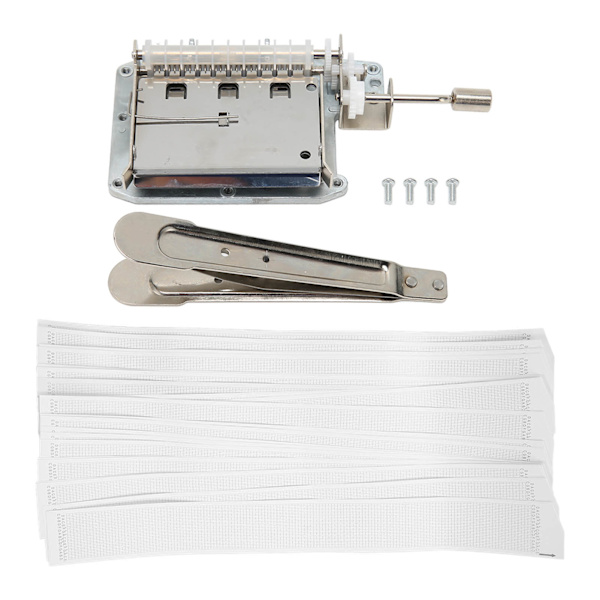Music Box Movement 30 Note Zink Alloy 20 Blank Strip Tapes Musical Box DIY Kit med Puncher til sange DIY Håndværk