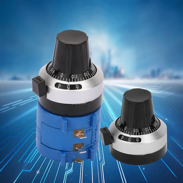3590S-2-104L Trådlindad Potentiometer 100K Ohm med 10 Varvs Räkneratt Vridknapp