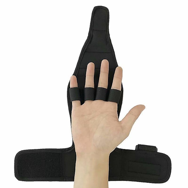 Rehabiliteringshandskar Fingerskena Stöd för Äldre Stroke Hemiplegi Anti-Spasticitet