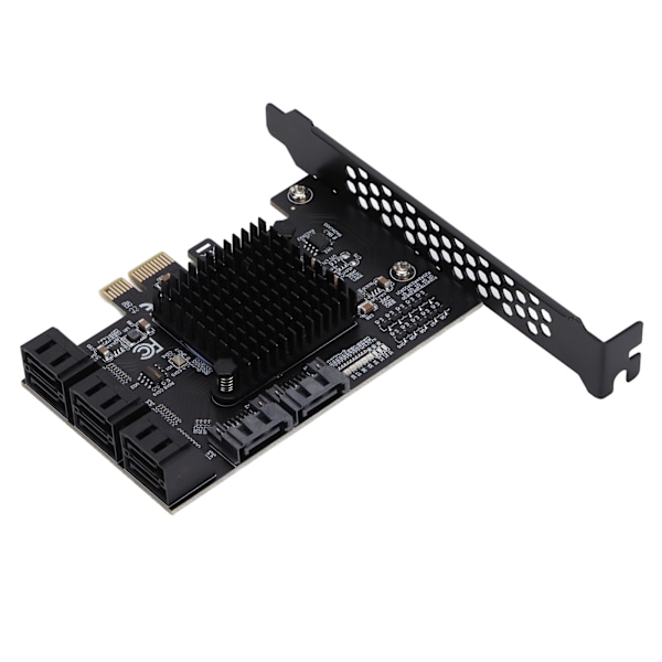 SATA PCIE -kortti, sisäänrakennettu PCIE 1X -liitäntä, 8xSATA3.0 -lähtöliitännät, laajennuskortit Win 10:lle