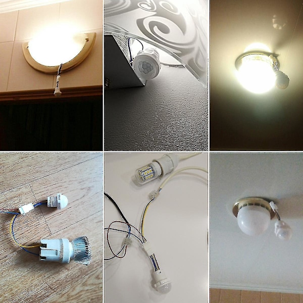 Taklampa med infraröd rörelsesensor, infraröd induktionsswitch