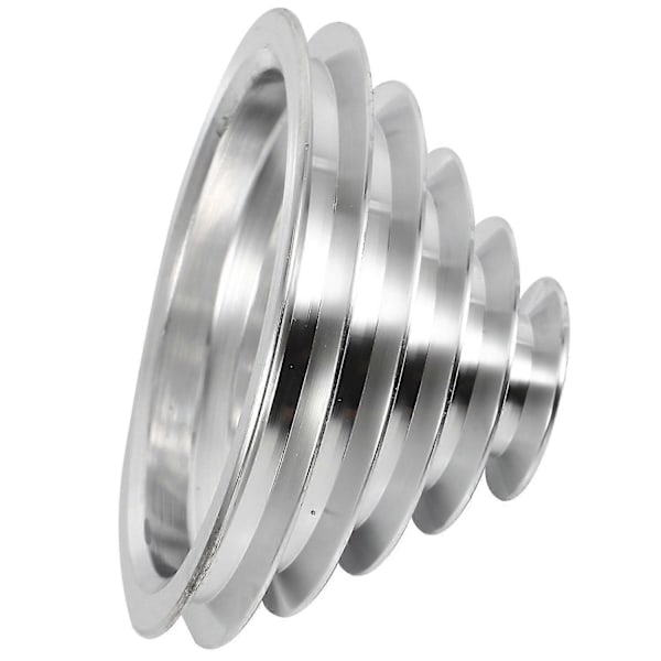 25mm Borr Aluminium Hjul A Typ 5-stegs Remhjul kompatibelt med Kilrem Kamrem