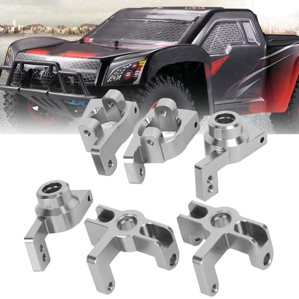 Forhjulsete Baksete C-formet sete Passer til WLtoys 1:14 144001 RC-bil (titanfarge)