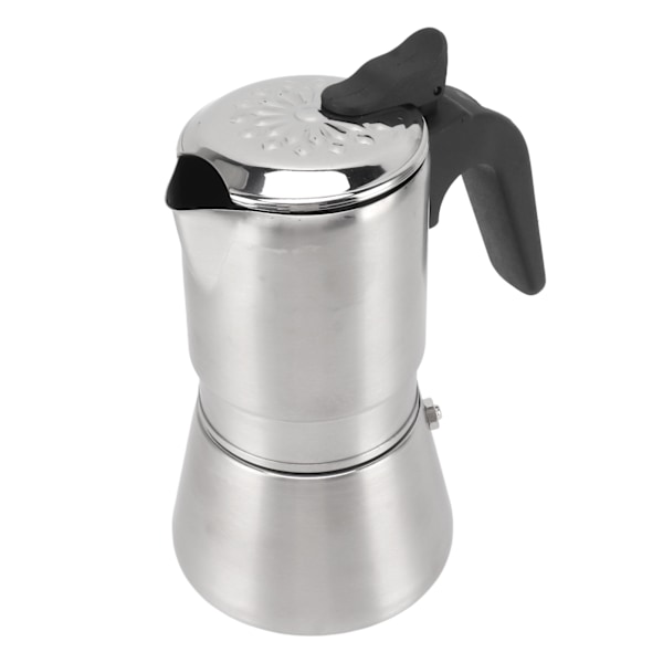304 Rostfritt Stål Moka Kanna Handbryggd Kaffe Kanna Högtrycks Kall Extraktion Enkel Ventil Kaffe Utrustning för Hem Cafe