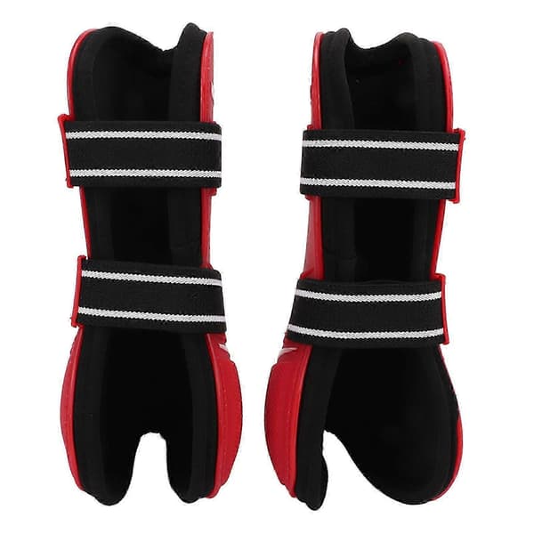 2025 Horse Support Boots Breathable Safe Leg Guards for Equestrian Performance Competition Training Red Front Leg XL