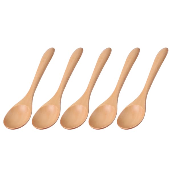 5 st köksträsked rissoppsked bestick hem bestick matlagningsredskap 17x4cm