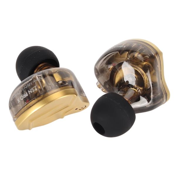 Hybridiset dynaamiset ajurit, tasapainotetut ankkurikuulokkeet, syvä basso, stereo, 1DD 1BA, kaksoisajuriset monitorikuulokkeet KZ ZSN PRO X Gold
