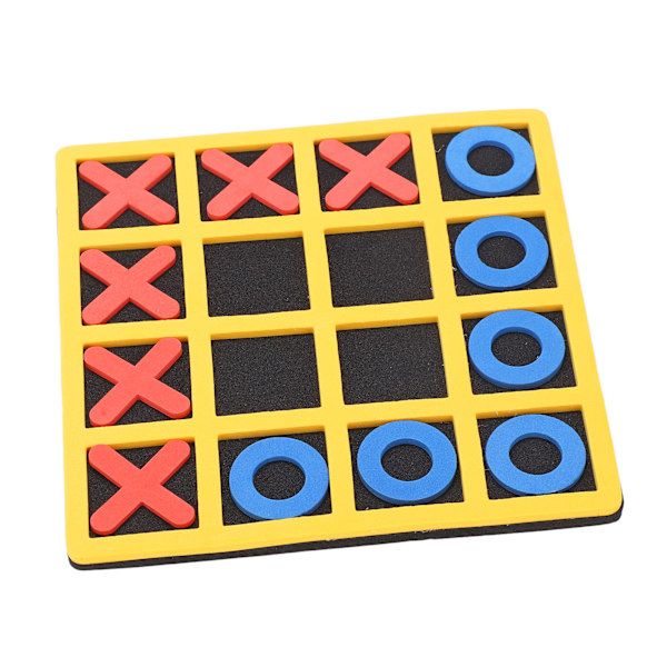 Kannettava ja turvallinen EVA Mini Tictactoe XO Shape Chess -peli, opettavainen lelu
