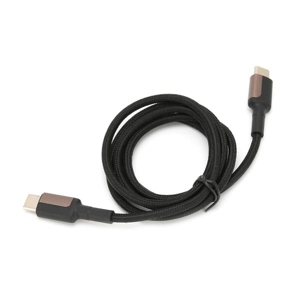 KUULAA Hurtigopladning Zinklegering TypeC til TypeC Nylonflettet Ledning Mobiltelefon Datakabel (2m)