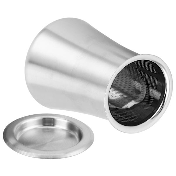 Kaffe pulver sil 304 rostfritt stål pulver sikt behållare hem filter kopp slipning färg