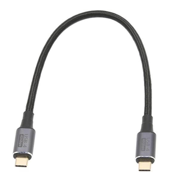USB4 Datakabel PD Snabbladdning Multifunktionell 40Gbps höghastighetsöverföring HD 8K 60HZ Typ C Datakabel 11,8in