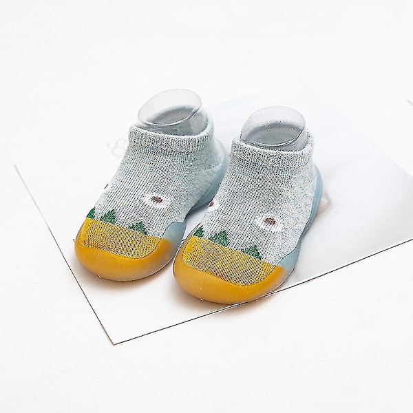 Bomulds Non-slip Gulvsokker til Baby Toddler Piger - Tegneserie Indendørs Sportsko Rød Panda 6-12 Måneder