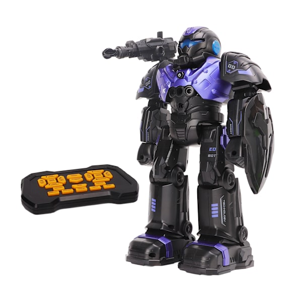 RC-robot, multifunktionell, geststyrd, programmerbar, gå, glida, sjunga, dansa, pedagogisk fjärrstyrd robotleksak
