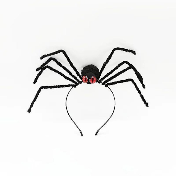 Hämähäkkipääpanta - Musta Cosplay-asuvaruste Halloweenille