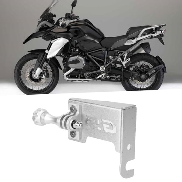 Actionkamerafäste Data Recorder Bracket Holder Motorcykelkonvertering för R1200 GS LC ADV14-18silver