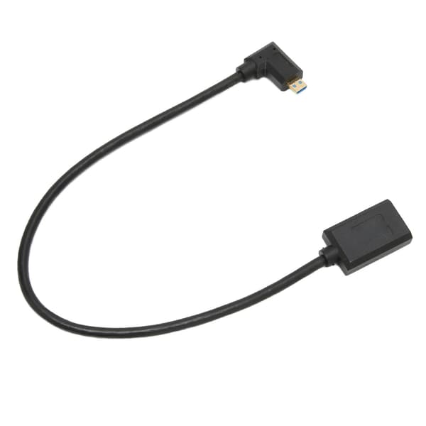 8K 60Hz Micro HD Multimedia Interface-kabel Højre Albue Micro HD Multimedia Interface Han til Hun Ledning OD4.0mm