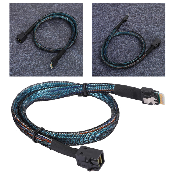 Koble kabel Slim SAS MINI SAS38P til MINI SAS HD SFF-8643 Server Computer Transmission Line