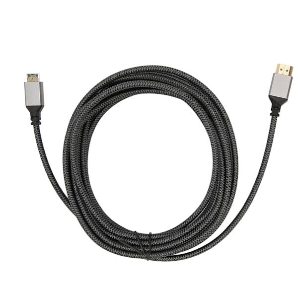 HD Multimedia Interface Kabel Højhastigheds 4K 60Hz Weave HD Multimedia Interface Han til Han Kabel til Computer TV Monitor 5M