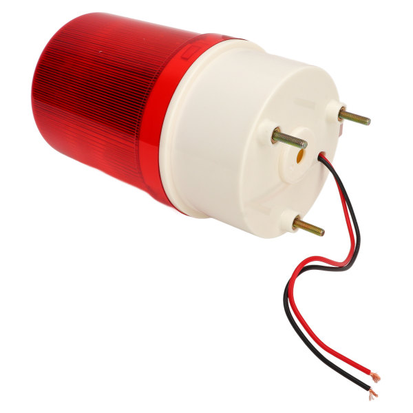 Industriell LED roterende strobe-varsellys elektrisk roterende signallys stille alarm for nødvarsling rød 24V