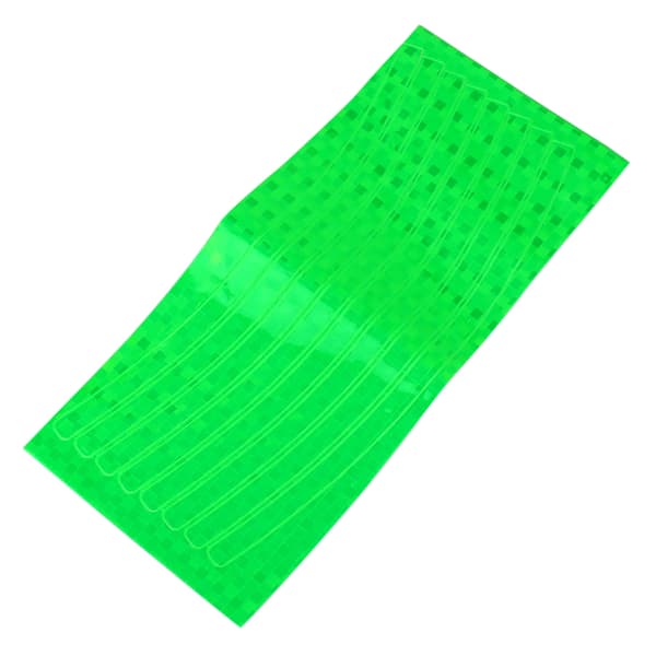 Fluorescerende sykkelhjulrefleksklistremerker