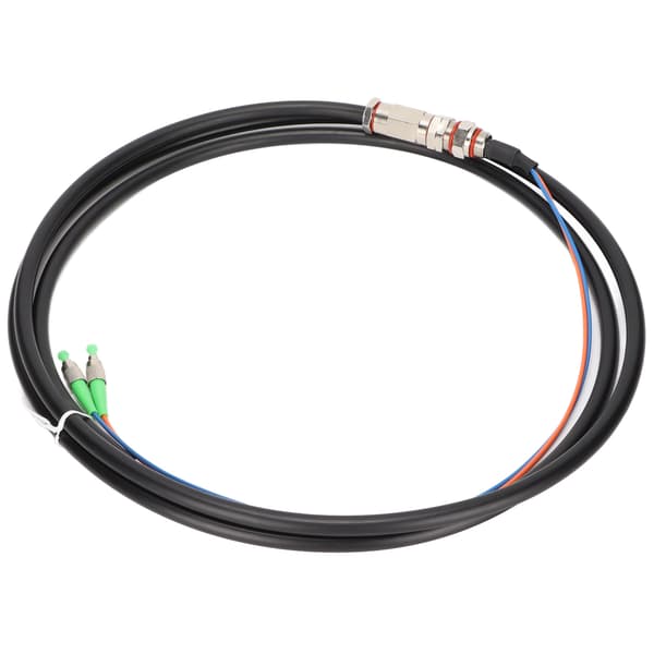 Fiberoptisk kabel 2 trådar skyddsfunktion enkel att installera singelmod optisk fiber patchkabel för instrumentering