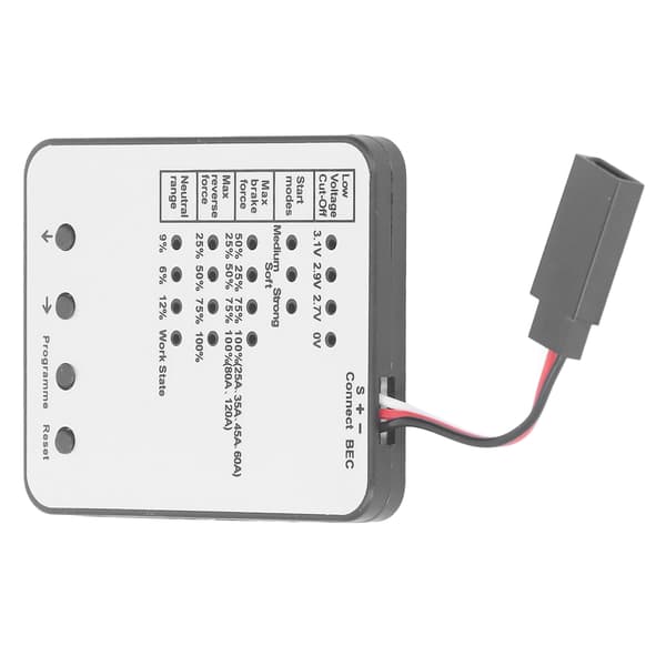 Programmeringskort RC Bil Programmeringskort LED Programkort ESC Programmeringskort För ZD Racing