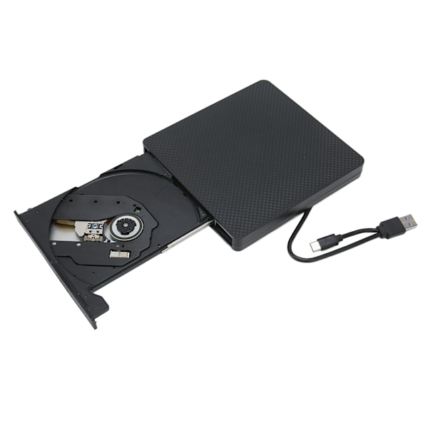 Eksternt CD DVD-drev 5 Gbps USB 3.0 Type C CD DVD RW-drev til bærbar stationær pc til Windows til Linux til OS X