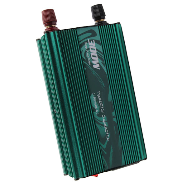 DC til AC konverter Aluminiumslegering Smart Reparation Sine Wave Power Invertere 300W 12V til 110V Vert