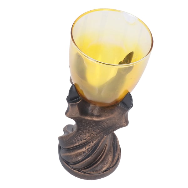 3D Enhandsklo Glasbägare Fashionable Skull Hand Goblet för Fest Bar Vinglas