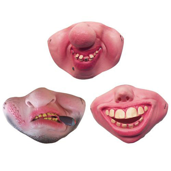 Rolig festmask för vuxna Latex Clown Cosplay Halvt ansikte Hemsk Skrämmande mask Maskerad Halloweenfest Karneval Födelsedagspresent