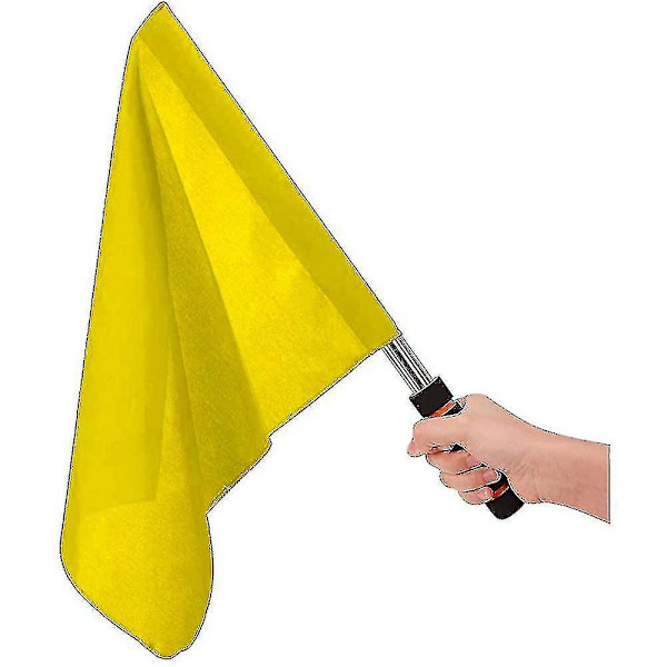 Special Patrol Performance Rostfritt Stål Domare Flagga gul