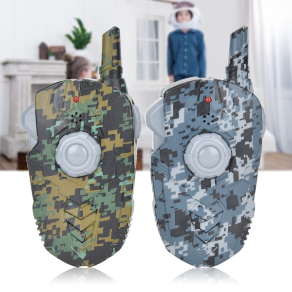 400M Clear Intercom Avstånd Utomhus Barn Fält Simulering Tvåvägs Radio Walkie Talkie Toys1 Par med två färger