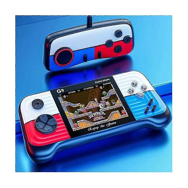 G9 Konsol+2 Håndtag 3.0 Tommer Gamepad Indbygget 666 Spil Spillere Controller Support kompatibel med Tilslutning af TV