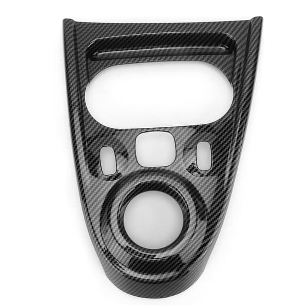 LHD Gear Shift Panel Cover Trims i kulfiberstil, erstatning til Smart Fortwo/Forfour 453 2015-2021