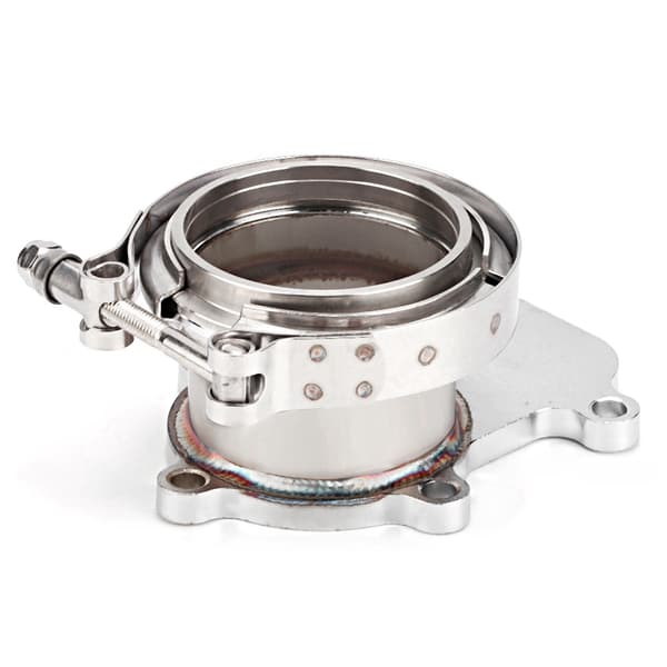 Rustfrit stål til Holset WH1C HX35 HX35W Downpipe Turbo Flange til 3\" V-bånds adapter