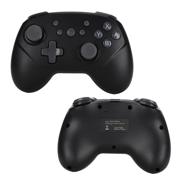 Trådlös trådbunden Switch Gamepad Controller Joypad Fjärrkontroll för Switch Konsol Joystick Svart