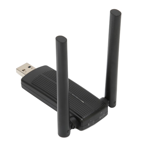 Wifi 6-adapter 2,4G 573,5 Mbps 5G 1201 Mbps Dual Band WiFi 6 USB3.0 Trådlöst Nätverkskort för Stationär Dator Bärbar Dator