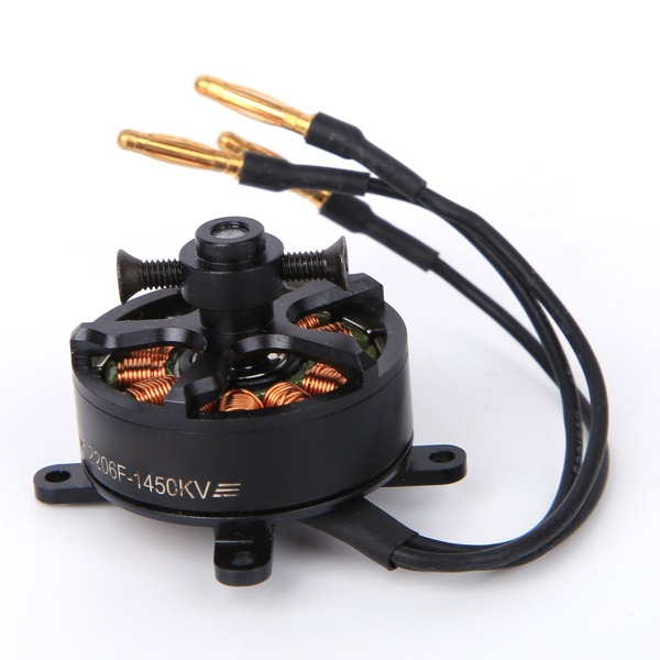 2206 Metal Black 1450KV 20A Adapter ESC RC Borstlös Motor för Radiolink A560 Fast Wing Ersättning Svart