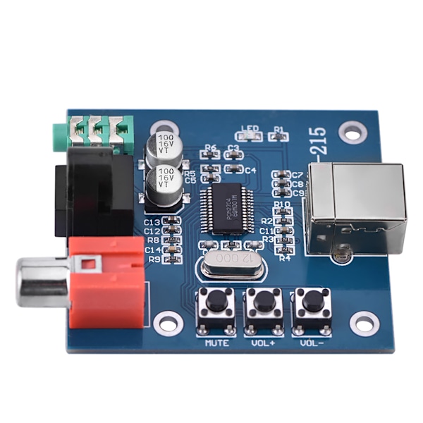 PCM2704 USB DAC til S/PDIF HiFi lydkort dekoderkort 3,5 mm analog udgang F/PC
