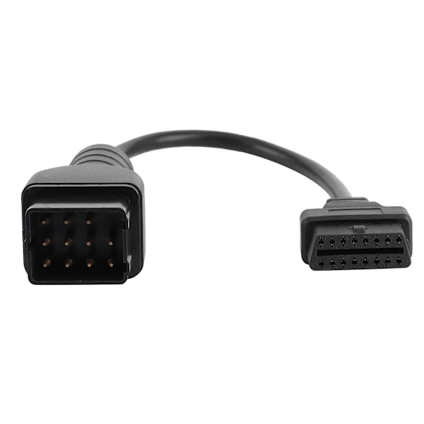 Diagnostisk kabel OBD2-stik 12-benet til 16-benet adapter biltilbehør forlængerledning