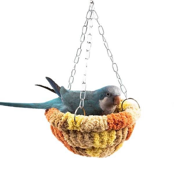 Bird Perch for Parrots, Plush Sleeping Bed, Nest, Tree House for Small Birds, Bird Screw, Fixed Perch, Bed, Bird Toy I