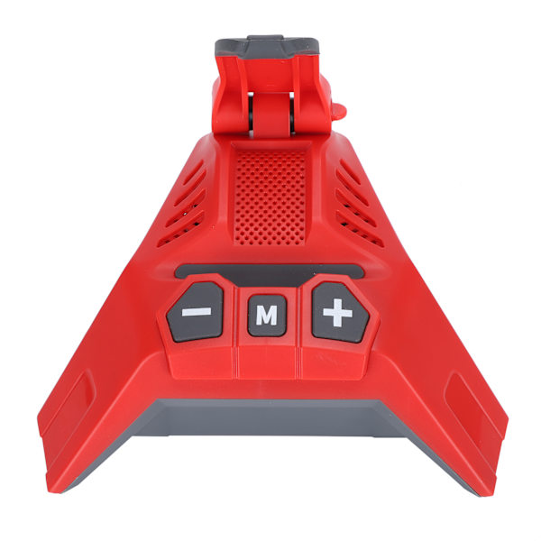 5 i 1 Multifunksjonell Bluetooth-høyttaler Power Bank Brakett Plugable Card USB Audio CableRød