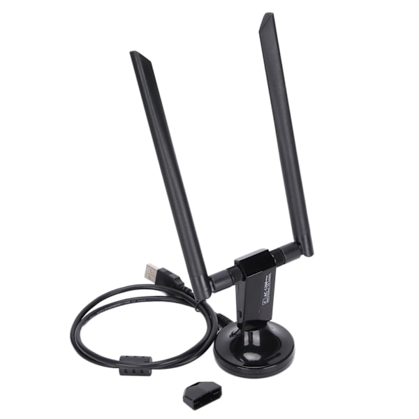 Trådlöst nätverkskort 1200Mbps långräckvidd Dual Band trådlös USB WiFi-adapter för PC Desktop