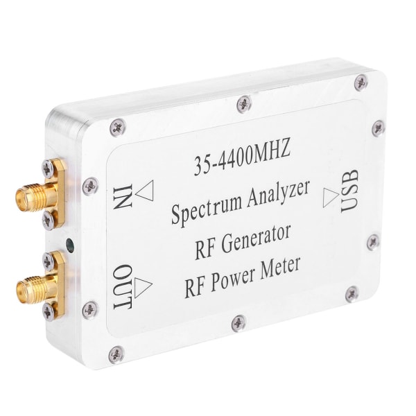 35-4400 MHz spektrianalysaattori alumiiniseoksesta kuori pyyhkäisysignaalin lähteen power